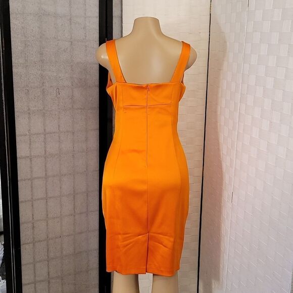 BRAND NEW SANGRIA BANDAGE V-NECK SLEEVELESS SHEATH DRESS - Picture 5 of 14